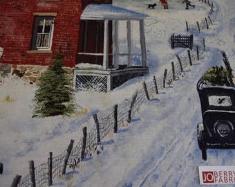 Winter Village Panel by Wilmington Prints. Panel #1262