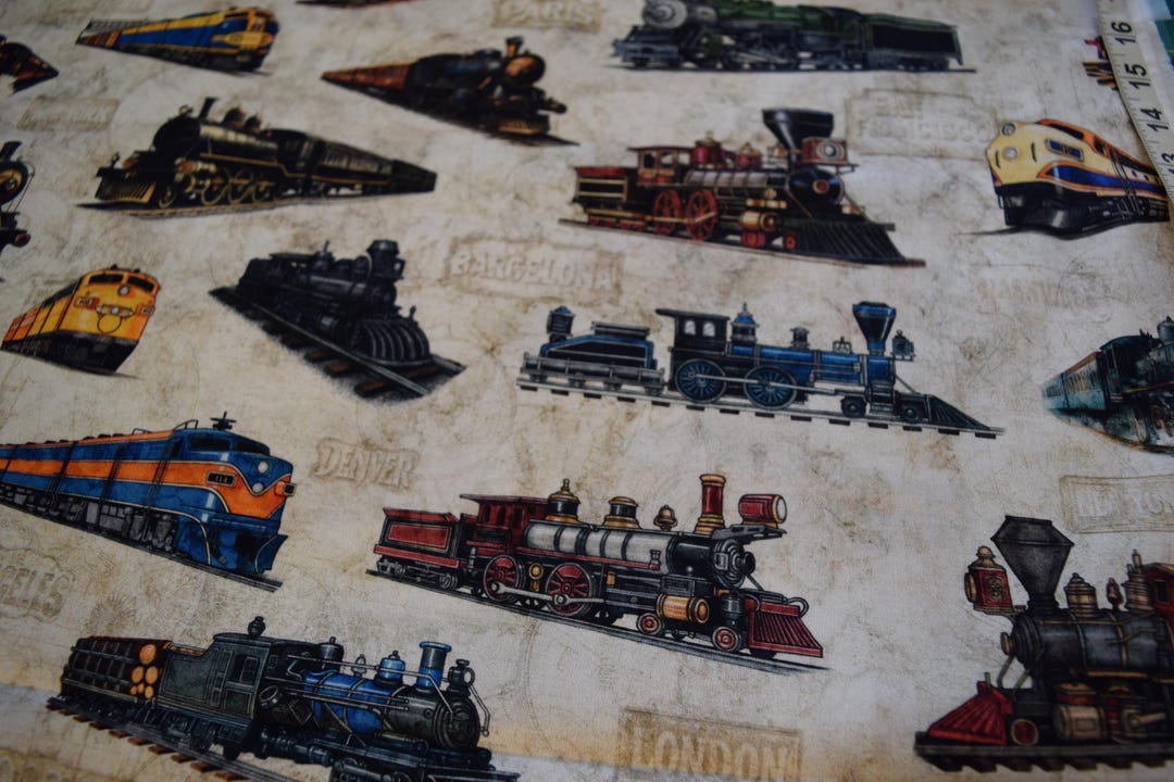 Steam and Steel by Quilting Treasures. Fabric by the Yard #3126 - Etsy