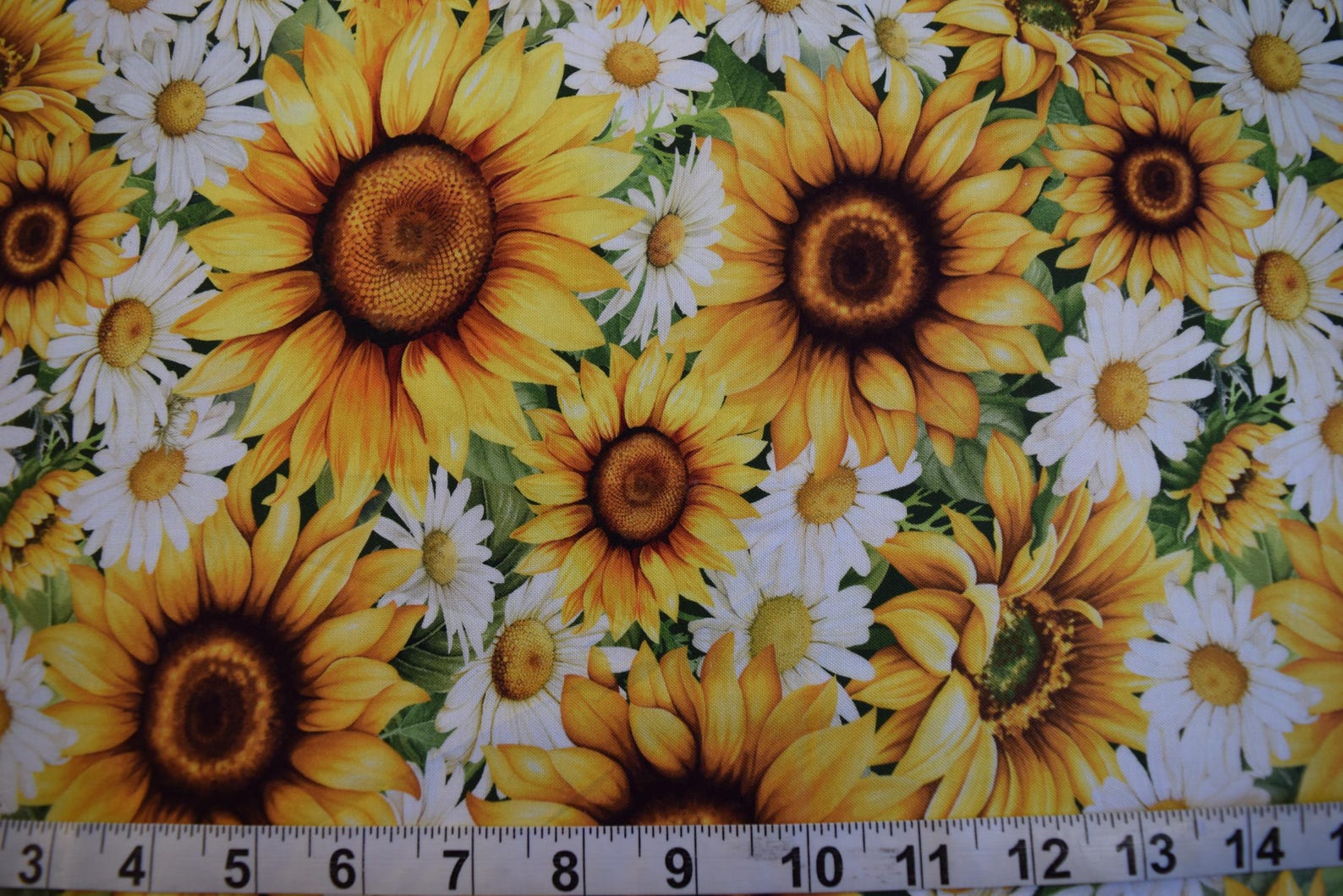 Fleur Sunflower, by Timeless Treasures. Fabric by the Yard #2673 - Etsy