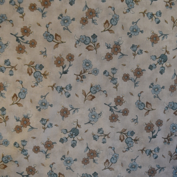 Petites fleurs bleues du Cedar Shake par Timeworn Toolbox Designs pour Marcus Fabrics.  Quilt ou tissu artisanal, tissu par yard.