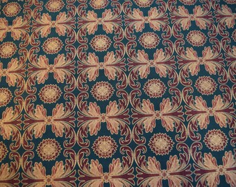 Damask Green/Gold by Paintbrush Studios. Fabric by the Yard #3036