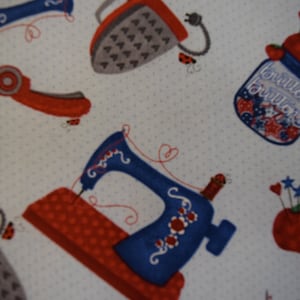 Sewing Motif from the Sew Tweet Collection by Rena Askay for Studio E. Fabric by the Yard #2631