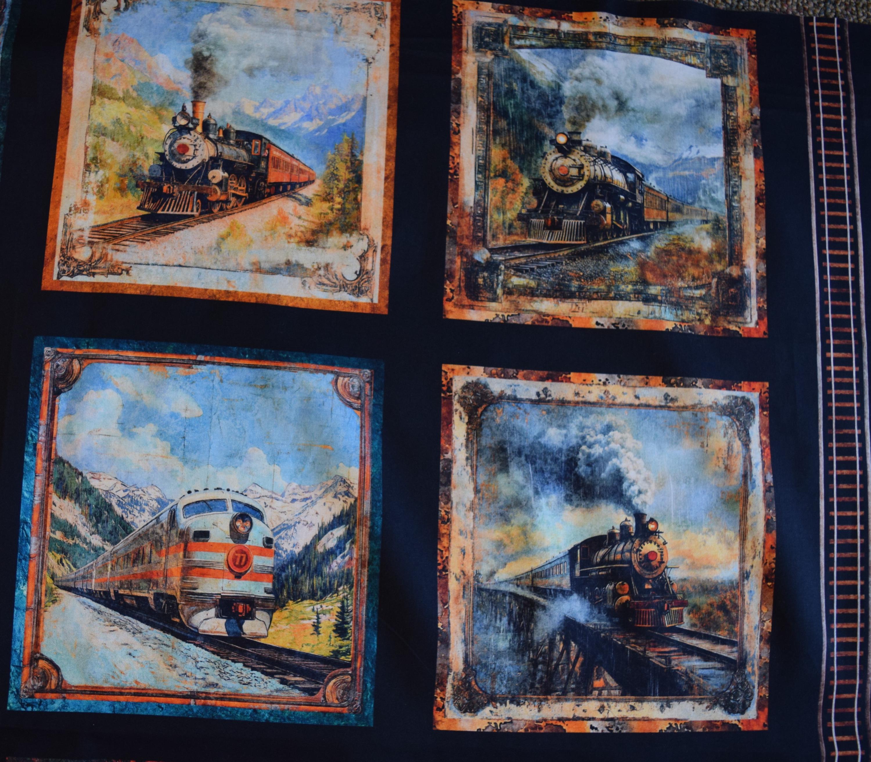 Steam and Steel Panel by Quilting Treasures. Panel #3127 - Etsy