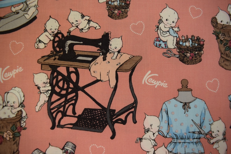 Kewpie Dolls by the Kewpie Corporation for Riley Blake, Quilt or Craft Fabric, Fabric by the Yard. image 1