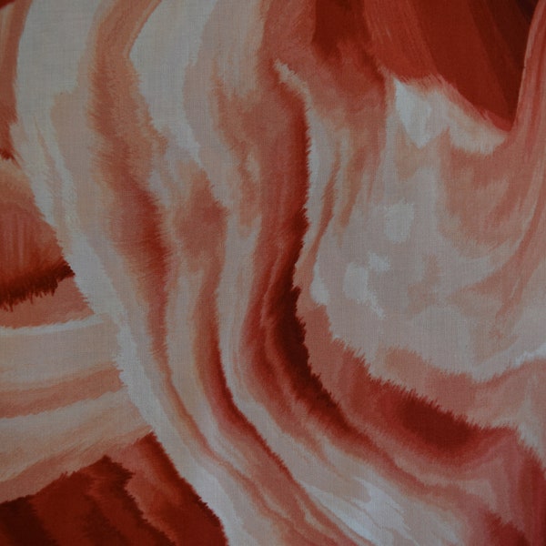 Red Swirling Waves from the Glacier Collection by Caryl Bryer-Fallert Gentry for Benartex,  Quilt or Craft Fabric,  Fabric by the Yard.