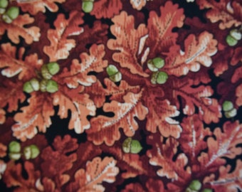 Oak Leaves and Acorns from the Autumn Woods Collection by Andover Fabrics