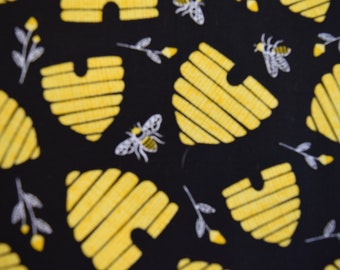 Beehives from the Bee Collection by Timeless Treasures.  Fabric by the Yard