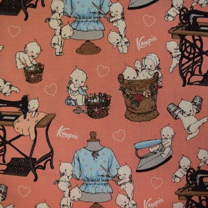 Kewpie Dolls by the Kewpie Corporation for Riley Blake, Quilt or Craft Fabric, Fabric by the Yard. image 2