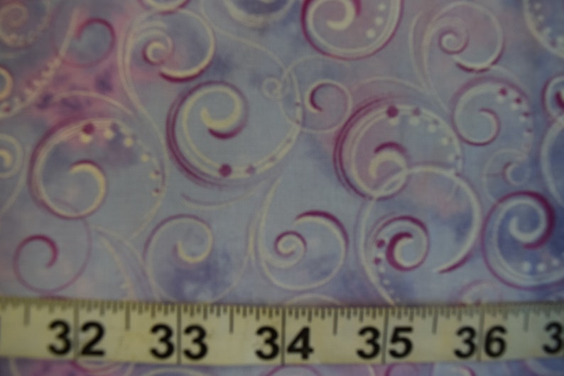 Swirls from the Pearl Splendor Collection by Greta Lynn for Benartex, Quilt or Craft Fabric, Fabric by the Yard. image 3