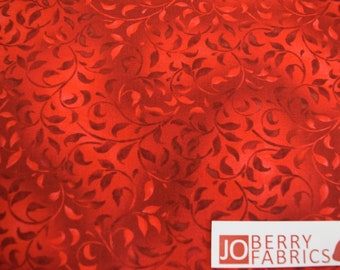 Red Vine Essentials by Bella Lu Studio for Wilmington Prints, Quilt or Craft Fabric, Fabric by the Yard.