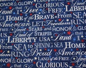Stonehenge Stars and Stripes, by Northcott. Fabric by the Yard #3263