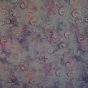 Swirls from the Pearl Splendor Collection by Greta Lynn for Benartex, Quilt or Craft Fabric, Fabric by the Yard. image 2