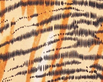 Tiger Print. Cotton Fabric by the Yard #267