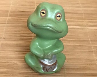 Vintage ceramic frog Etsy