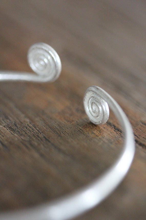 ［a-BL201] Karen Silver Bracelet 17cm Thai Karen Silver Bangle*silver Bangle*bangle for Women