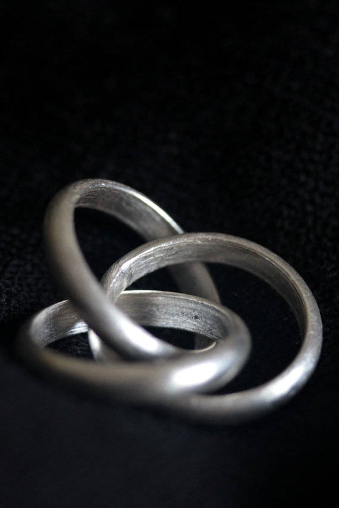 Handmade 3 Intertwined Rings in Thai Silver*personalized Gift (R0019 ...