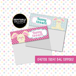 Printable Easter Treat Bag Topper Easter PRINTABLE Treat Tag Gift Tag ...