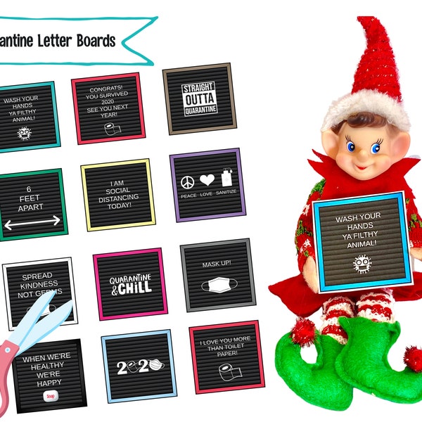 Elf Quarantine Letter - Etsy
