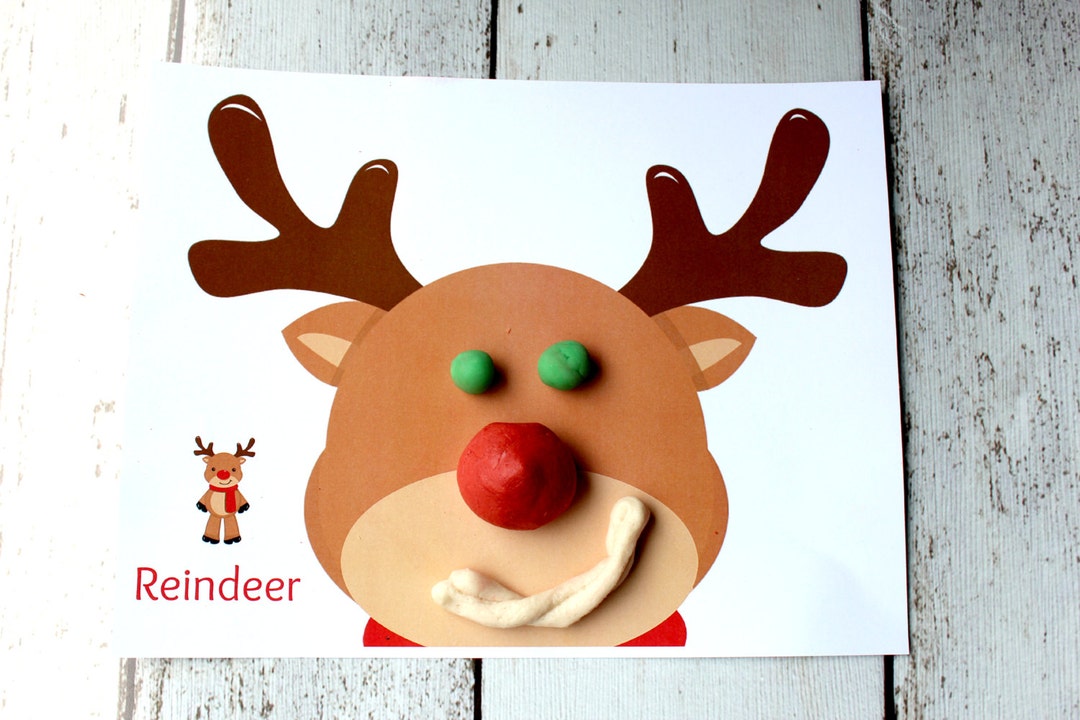 Christmas Playdough Mats | Printable Holiday Activity (digital Download ...