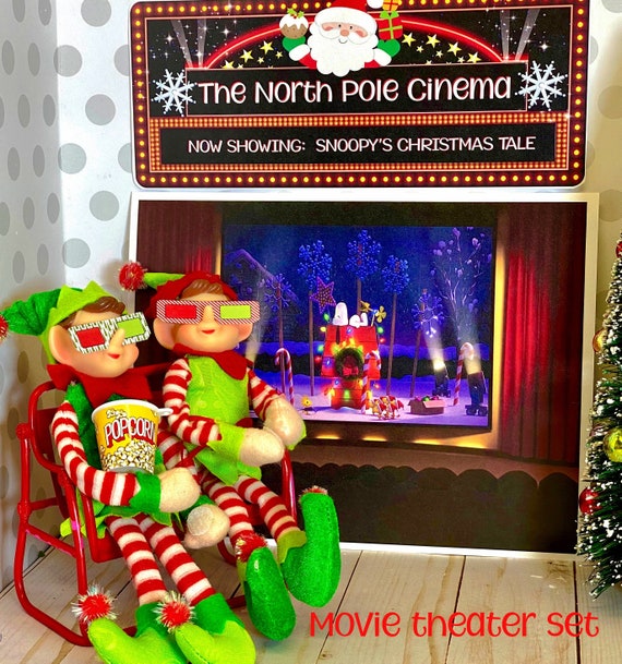 Elf Christmas Props  MOVIE Theater CINEMA Printable  Instand