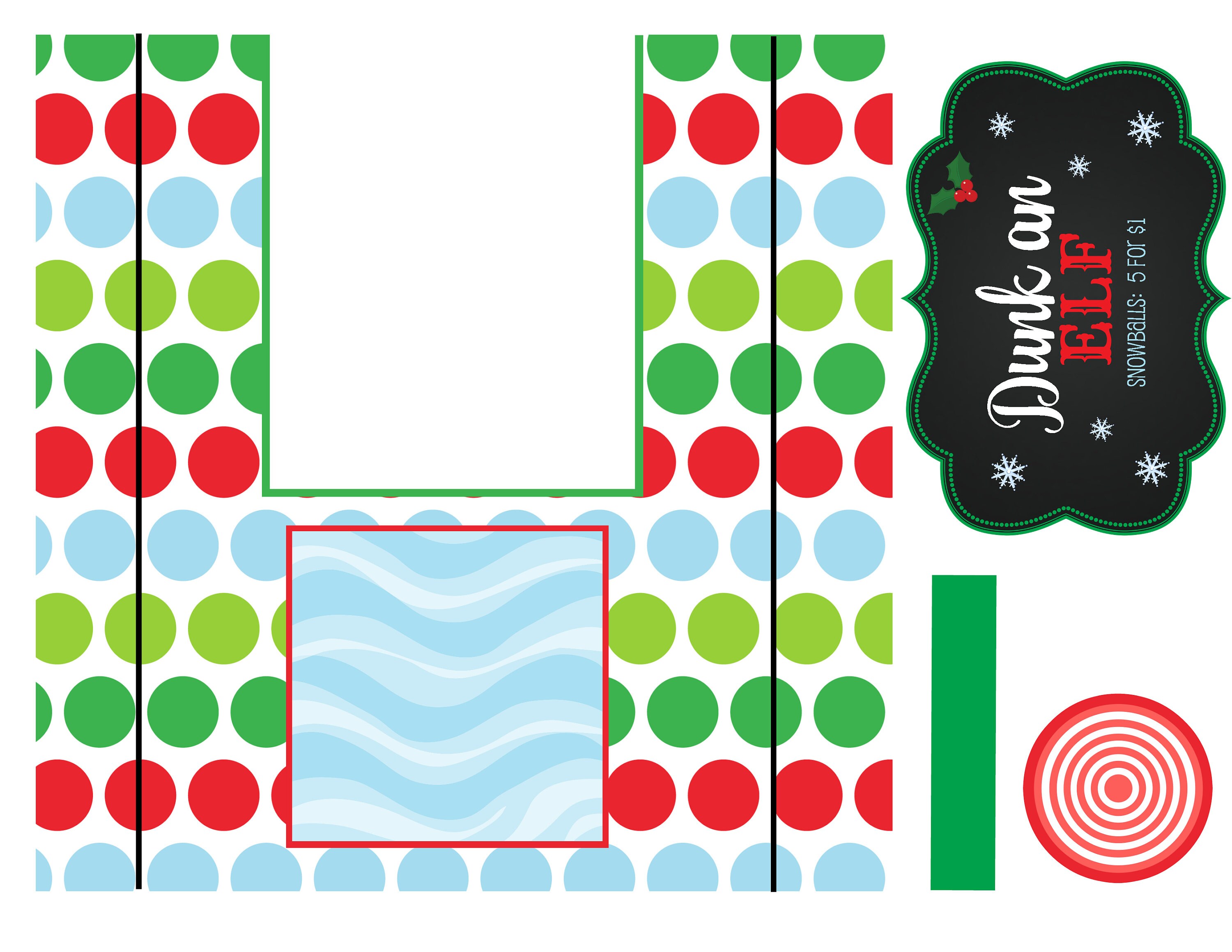 Elf Dunk Tank Printable Elf Props Accessories Funny Elf