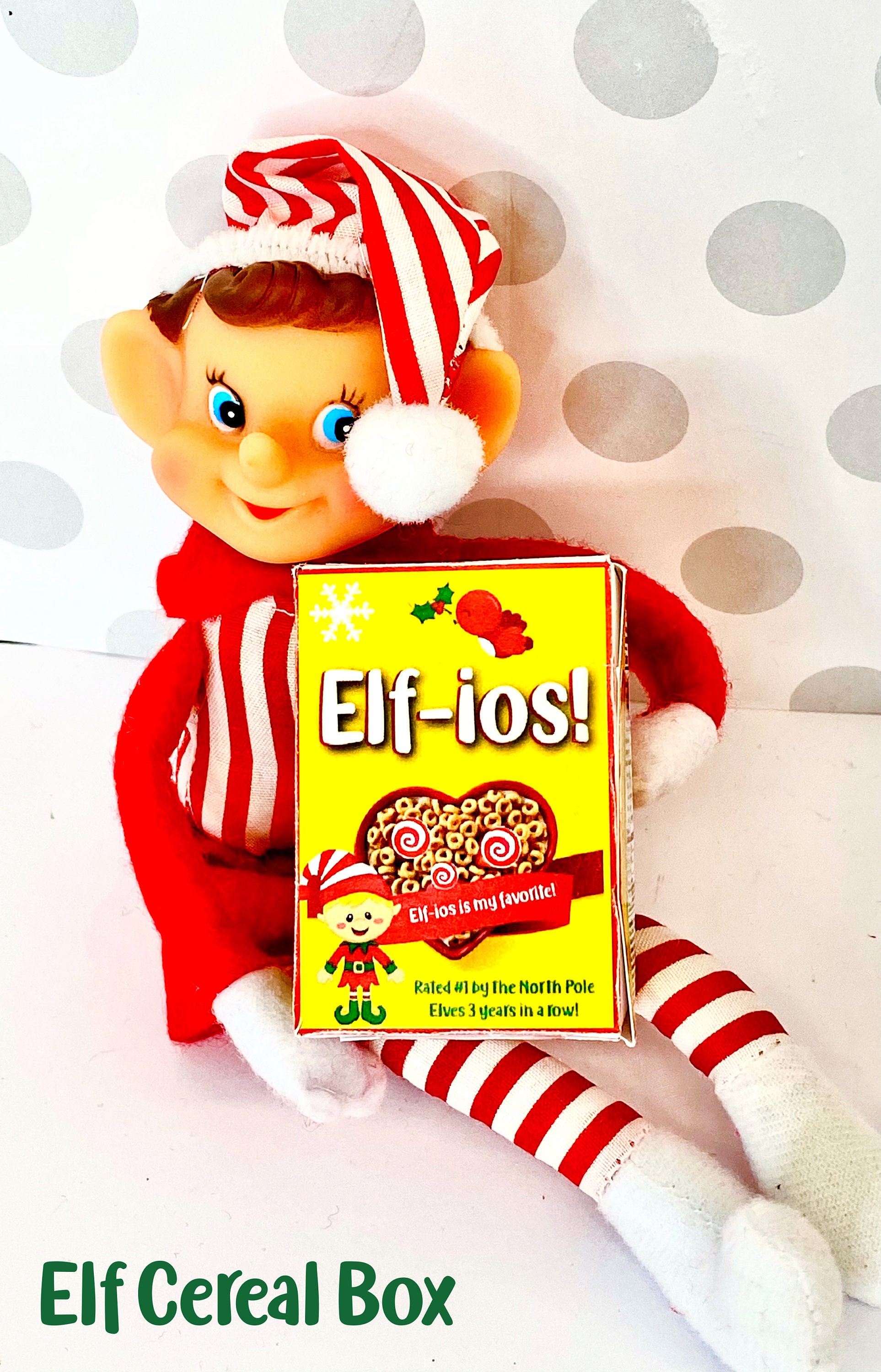 Elf on the Shelf Cereal Box
