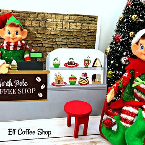 Instant Download - Elf Christmas Props - Coffee Shop Stand Printable - Etsy