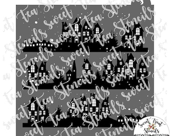 Download Free Village Silhouette Etsy SVG DXF Cut File