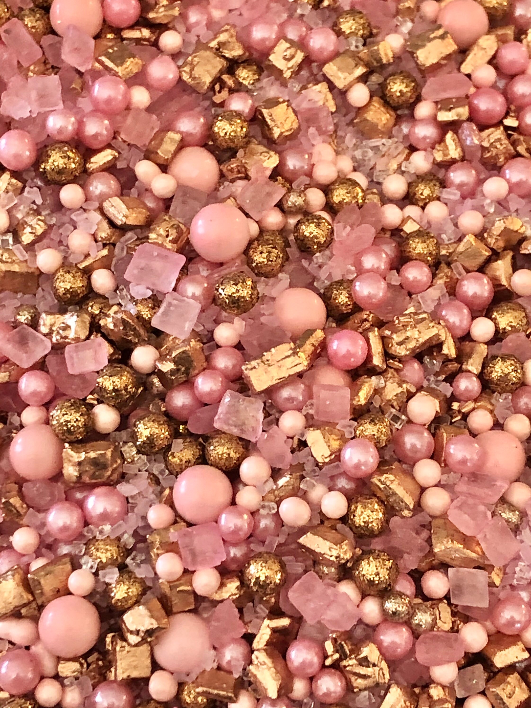 Rose Gold and Pink Lux Sprinkle Mix