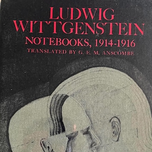 Vintage philosophy book: Ludwig Wittgenstein Notebooks, 1914 - 1916, First Harper Ed., Harper Torchbooks, 1969