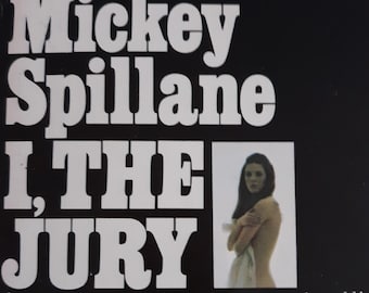 Vintage mystery: I, The Jury by Mickey Spillane (1947), c. 1970