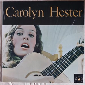 Vintage folk LP: Carolyn Hester (self-titled), Tradition Records TR1043, c. 1961