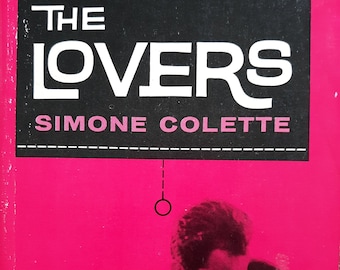 Vintage romance paperback: The Lovers by Simone Colette, 1960.