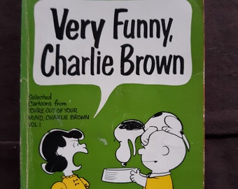 Vintage comic paperback: Very Funny, Charlie Brown, re 1968.