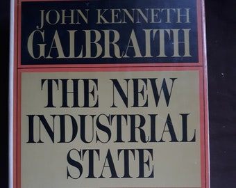 古典的な経済学の本：ジョン・ケネス・ガルブレイス著『新産業国家』、1967年。