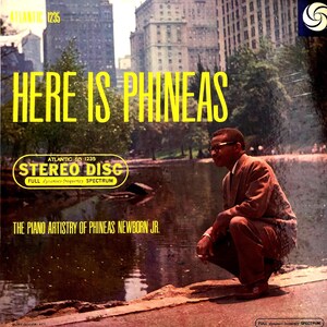 Vintage jazz LP: Here is Phineas (The Piano Artistry Of Phineas Newborn Jr.), Atlantic 1235, 1956