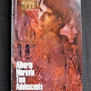Stara książka w miękkiej oprawie: Two Adolescents autorstwa Alberto Moravii, 1st Thus, Bantam, 1969.