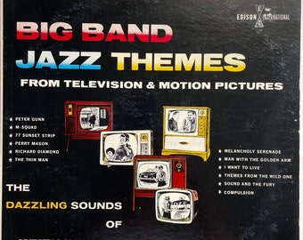 Vintage jazz-LP: Big Band Jazz Themes from Television… av Keith Williams & Orch, Edison Intl SDP501, 1959