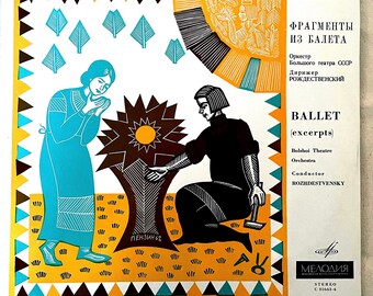 Prokofiev's Stone Flower Ballet LP: 1968 Bolshoi Symphony, Rozhdestvensky
