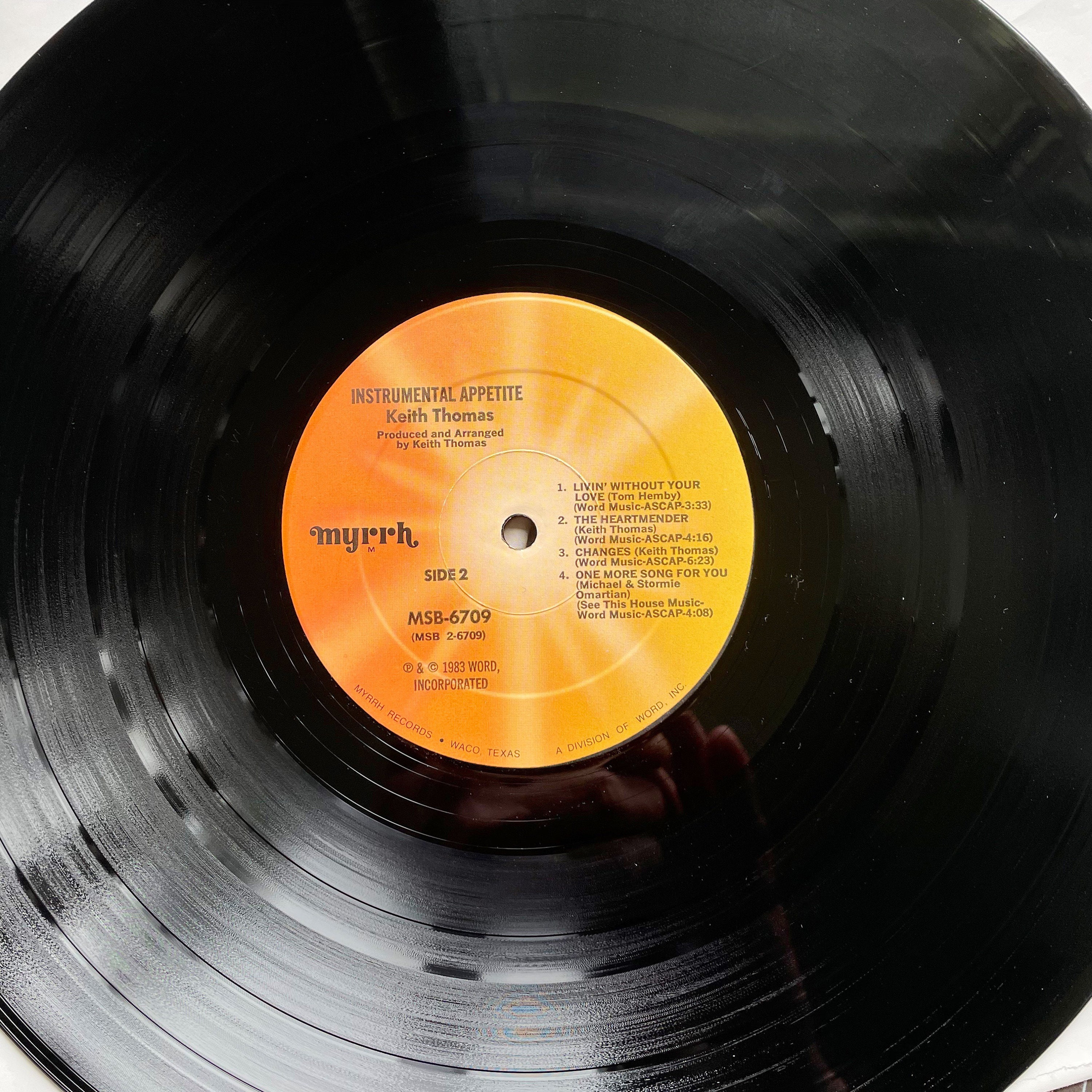 Vintage Soul Jazz LP: Instrumental Appetite by Keith Thomas, Myrrh 