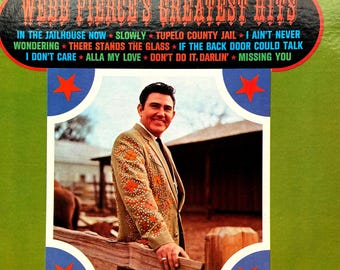 Vintage country LP: Webb Pierce’s Greatest Hits, compilation, Decca DL74999, 1968