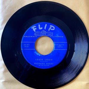 Richard Berry & The Pharaohs - Louie Louie / Rock Rock Rock| Flip Records 45-321, 1961 | vintage vinyl 45RPM single | Samples