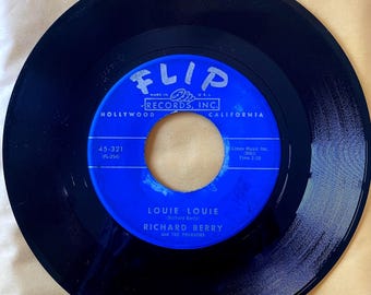 Richard Berry & Die Pharaonen - Louie Louie / Rock Rock Rock| Flip Schallplatten 45-321, 1961 | vintage Schallplatte 45RPM Single | Kostproben
