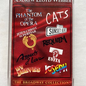 Vintage Broadway cassette: The Very Best of Andrew Lloyd Webber by Various Artists, import, Polydor 3145330644, 1996