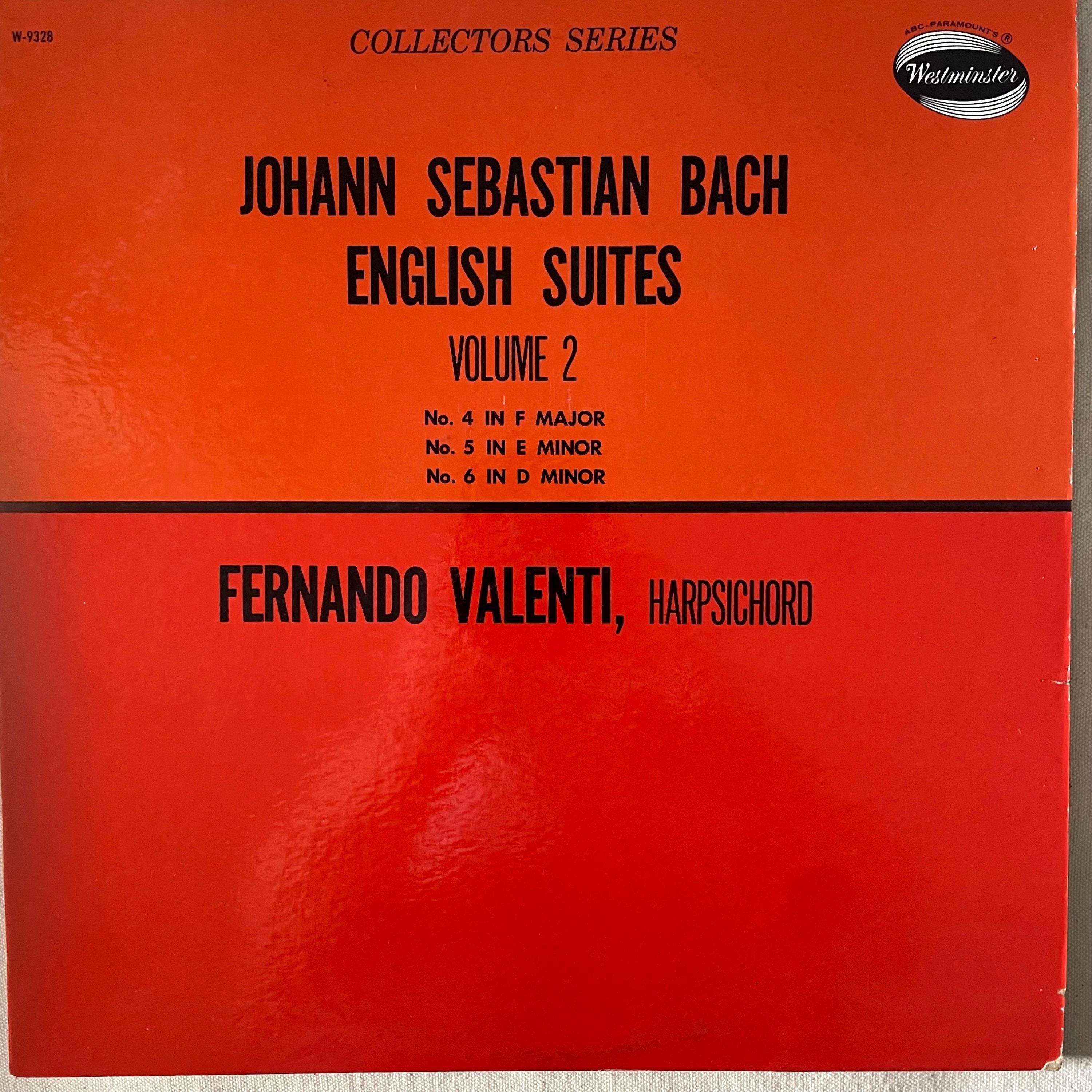 Vintage Classical LP: J.S. Bach, English Suites 4, 5, 6 Volume II