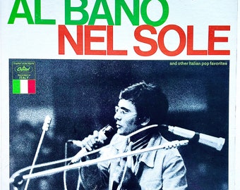 Vintage Italian vocals LP: Nel Sole di Al Bano, Capitol ST10508