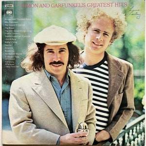 Folk rock LP: Simon and Garfunkel’s Greatest Hits by same, compilation, Columbia KC31350, 1972