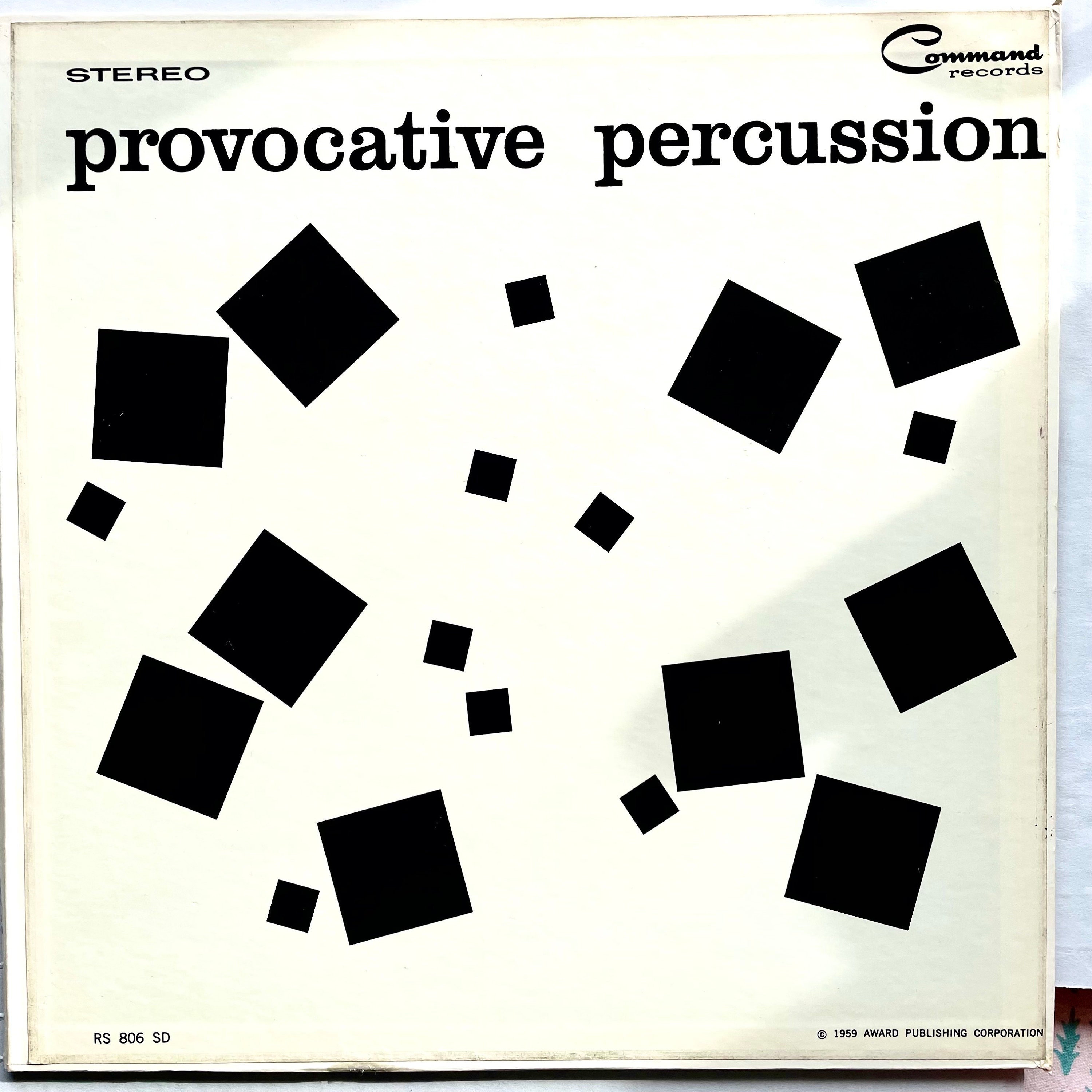 イージーリスニング LP: Enoch Light の Provocative Percussion、ゲートフォールド、Command RS-806-SD、1959 年 - Etsy 日本