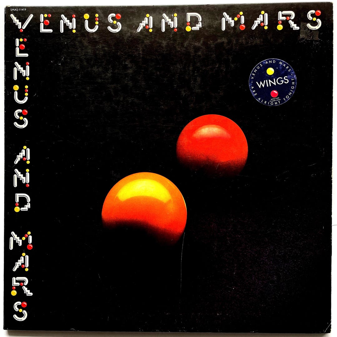 初回オーストラリア盤/WINGS /VENUS AND MARS Venus & Mars - Amazon.com Music