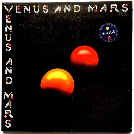 Vintage Pop LP: Venus and Mars by Paul Mccartney and Wings